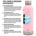 thumbnail image 4 of Simple Modern 17oz Bolt Sports Water Bottle - Stainless Steel - Double Wall Vacuum Insulated - Leak Proof Bottle -Rose Gold, 4 of 6
