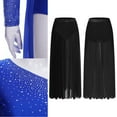 thumbnail image 3 of Oyolan Women's Long Maxi Dance Skirt Fairy Lyrical Dance Skirt Ballet Modern Dance wear Black S, 3 of 9