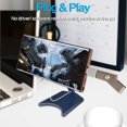 thumbnail image 3 of HAHDAXIA Adaptateur USB-C vers USB Type C vers USB Adaptateur 3.0 Type C Mâle vers USB Femelle Adaptateur USB-C Femelle vers USB Mâle OTG pour Chargeurs de Projecteur MacBook [Lot de 4], 3 of 7