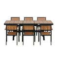 thumbnail image 6 of Newboti Furniture Experience Outdoor Dining Freedom with a Flexible Set Including Six Chairs and a Table that Extends from 62.9 to 82.6 Inches for Personalized Arrangements 65145, 6 of 16