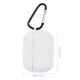 thumbnail image 4 of 3 juegos de caja de auriculares de silicona cubierta de auriculares inalámbricas compatibles para AirPods Pro, 4 of 5