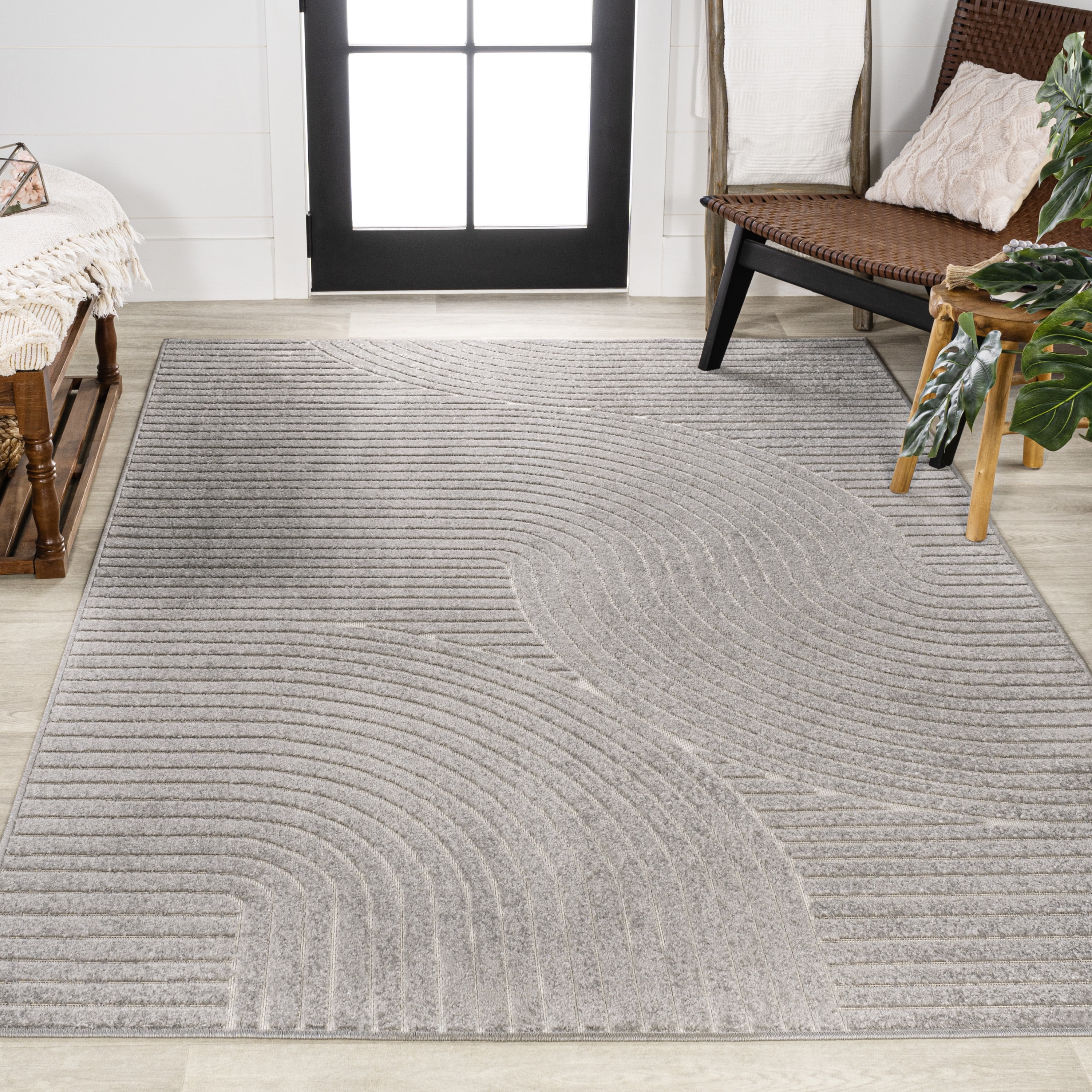 JONATHAN Y SCN100B-4 Hallie High-Low Minimalist Curve