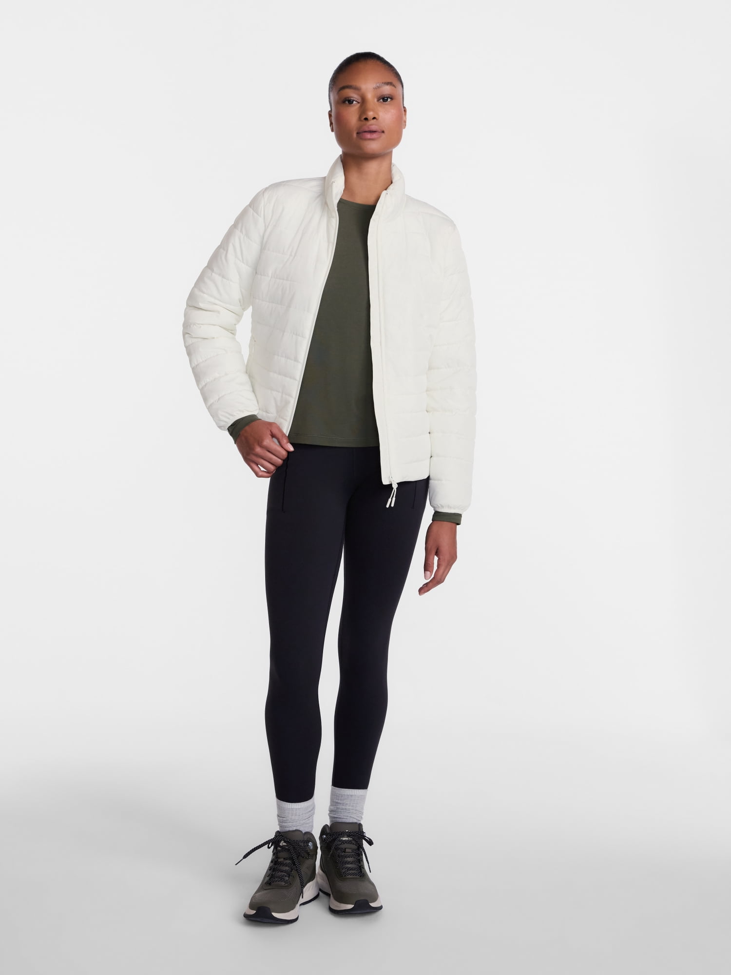 Ozark Trail Women's and Women's Plus Puffer Jacket, Sizes XS-3X
