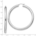 thumbnail image 3 of Auriga Fine Jewelry 925 Sterling Silver 5mm Round Hoop Earrings for Women, 3 of 7