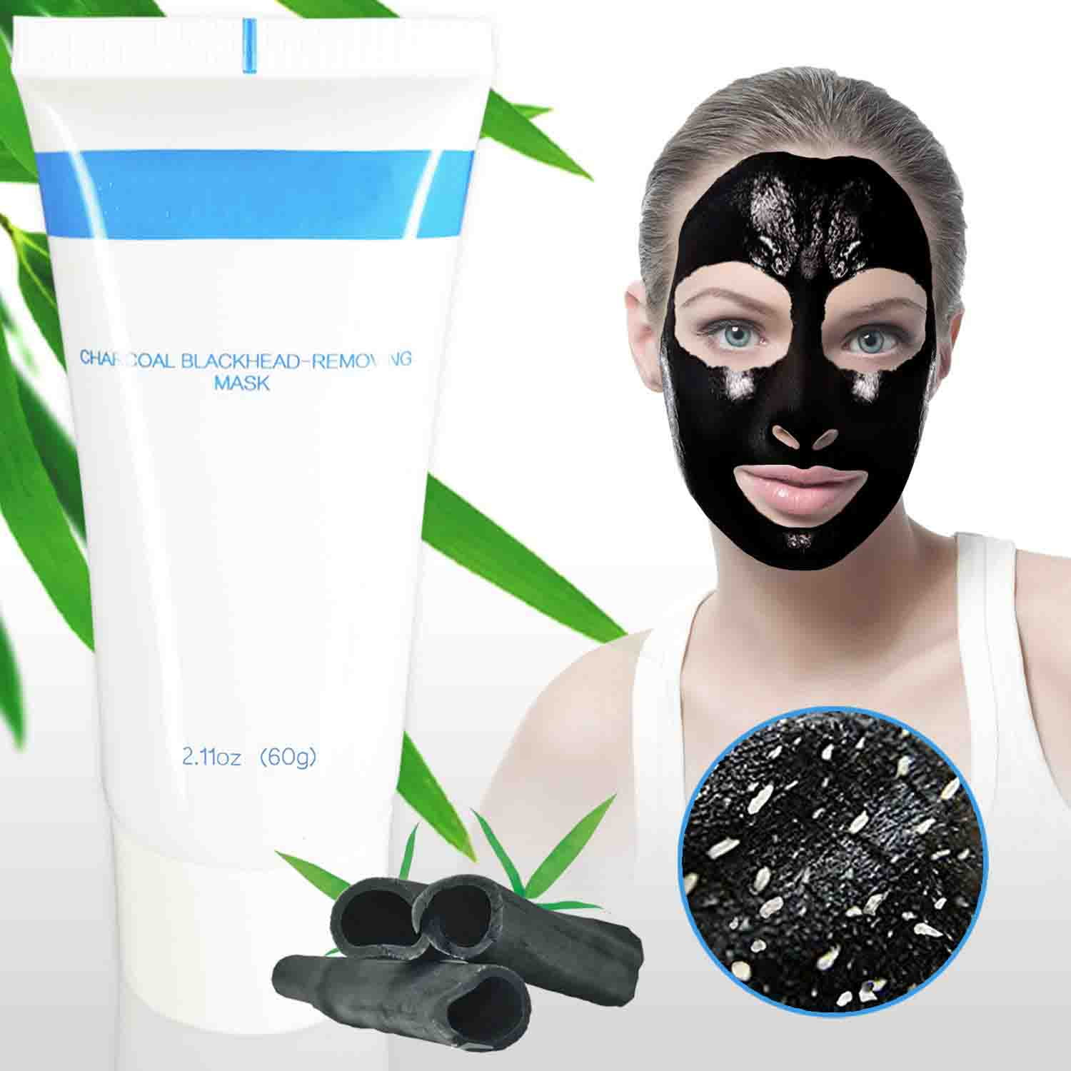 Black Mask Kits Blackhead Peel Off Essence(1.36fl oz) + Bamboo