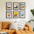 thumbnail image 6 of Sindcom 6 Pack A3 Picture Frames,Display Pictures 8.3x11.7 with Mat or 11.7x16.5 Without Mat,Gallery Wall Photo Frames, Black, 6 of 7