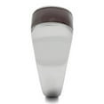 thumbnail image 4 of Luxe Jewelry Designs Men's Stainless Steel Ring with Brown Epoxy - Size 9 (Pack of 2), 4 of 4