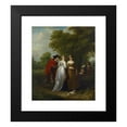 thumbnail image 2 of Jan Van Mieris 15x17 Black Modern Framed Museum Art Print Titled - Walk, 2 of 5
