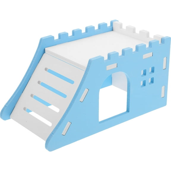 LEORX Hamster Hideout Sky-blue PVC Playing Small Animals Pet Enrichment 1 Set