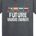 thumbnail image 4 of Inktastic Future Railroad Engineer Train Youth T-Shirt, 4 of 5