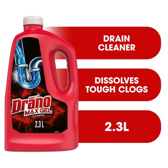 Drano® Max Gel Drain Cleaner and Clog Remover 2.3L