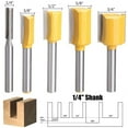 thumbnail image 3 of 5pcs 1/4 Inch Shank Straight Dado Router Bits Set for Woodworking Trimmers;5pcs 1/4 Inch Shank Straight Dado Router Bits Set for Woodworking Trimmers, 3 of 6
