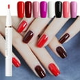 thumbnail image 5 of Beauos Clearance 24 Colors Collection Ladies Nail Gel Pen Multifunction Nail Polish Nail Polish No Pencil Nails 24ml, Nail Pen Clearance Sale, 1X Nail Art Pen, 5 of 6