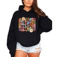thumbnail image 2 of Bulldogs Hoodie for Women & Teen Girls Groovy Retro School Spirit Game Day Pullover Sweatshirt, 2 of 8