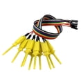 thumbnail image 3 of Clip de gancho de prueba de analizador lógico de 10 piezas para USB 24M 8CH-prueba de analizador lógico Amarillo Cola Línea de enlace de prueba de Analizador lógico, 3 of 4