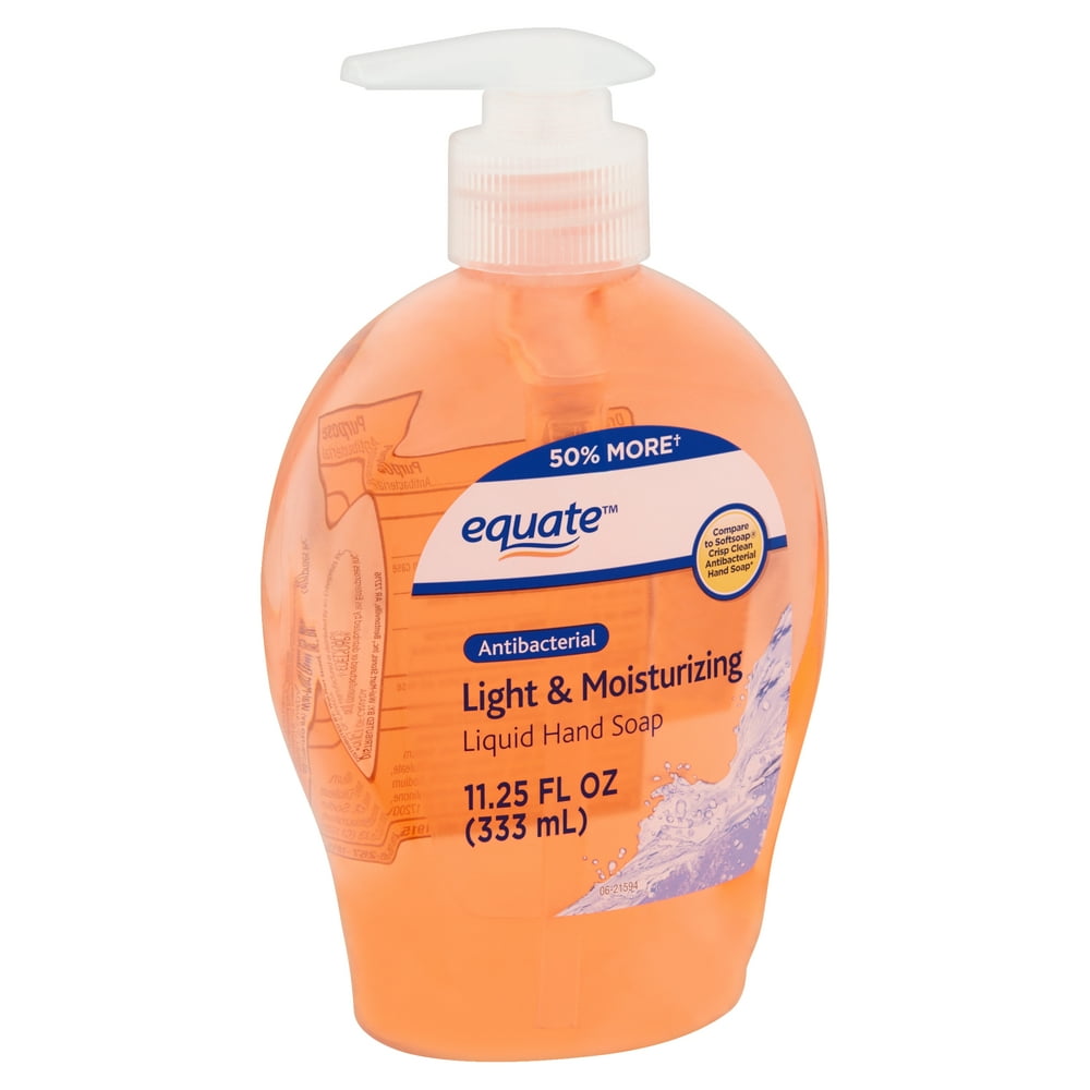 Equate Antibacterial Light & Moisturizing Liquid Hand Soap, 11.25 fl oz