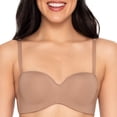 thumbnail image 2 of Brasier Fruit Of The Loom para Dama, Strapless Liso Café Talla 34B, 2 of 5