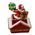thumbnail image 3 of Santa Claus on Roof with Presents Limoges Box - Christmas Limoges Box Porcelain Figurine, 3 of 3