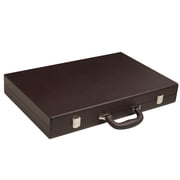 Silverman & Co. 19-inch Premium Backgammon Set - Large - Dark Brown