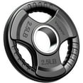 thumbnail image 1 of MAGMA Virgin Rubber 2-Inch Cast Iron Olympic Grip Plates, for Strength Training, Weightlifting, Muscle Toning, Weight Loss & Crossfit, 1 of 9