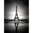 thumbnail image 3 of Blonde Attitude 19x24 Black Modern Framed Museum Art Print Titled - Magic Eiffel, 3 of 5