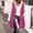 Hot Pink, variant on MOONDU Women's Long Hooded Puffer Vest Quilted Sleeveless Zip Up Sherpa Lined Warm Winter Coat with Pockets Casual Fall Winter Daily Wear