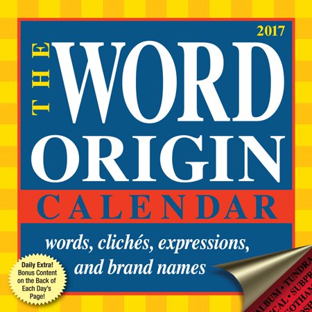 The Word Origin 2017 Calendar