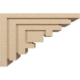thumbnail image 3 of 10"W x 30"D x 20"H Classic Landon Rough Cedar Woodgrain TimberThane Corbel, Primed Tan, 3 of 6