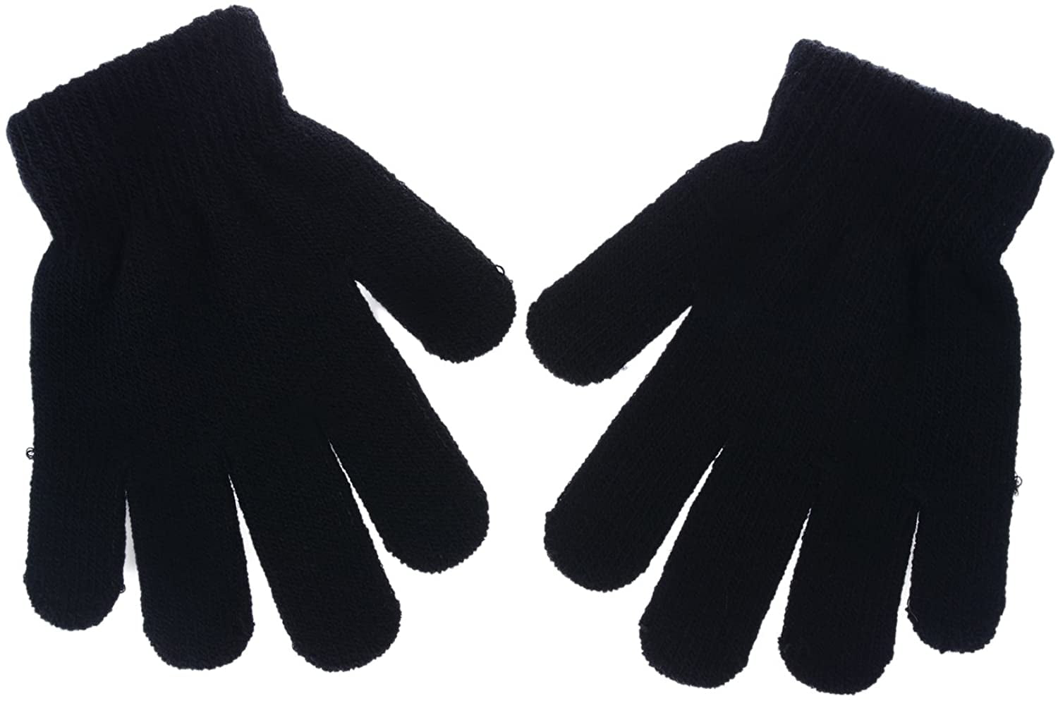 2016 Hot Girls Boys Kids Stretchy Knitted Winter Warm Pick Colour Magic Gloves 