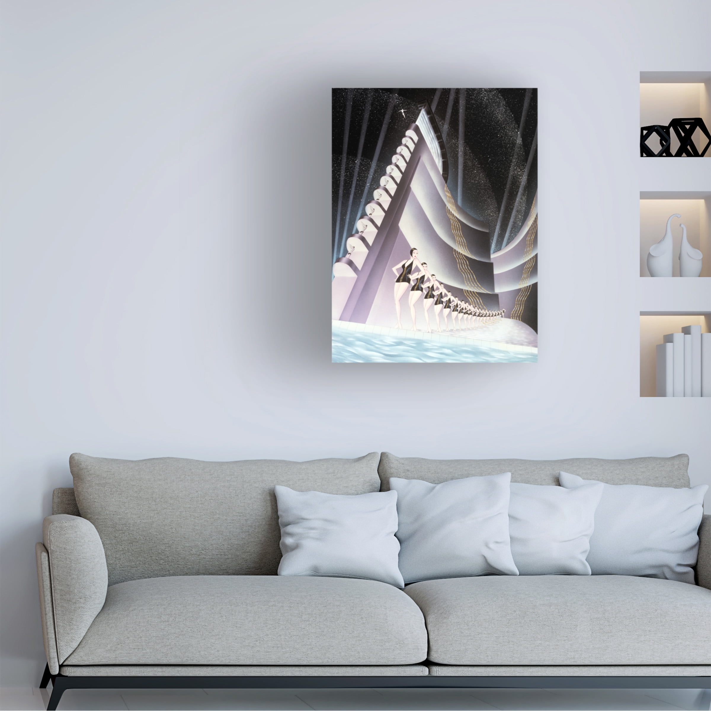 Robert Hoppe 'Aquacade' Canvas Art