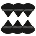 thumbnail image 1 of JUNWELL 6pcs Fan Shape Powder Puff Set  Soft Velvet Makeup Puffs With Strap  Facial Makeup Tools Ideal For Makeup Beginner Artist, 1 of 4