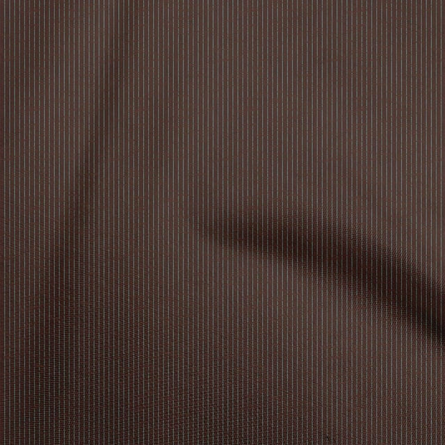 oneOone Velvet Brown Fabric Stripes Texture Sewing Material Print Fabric By The Yard 58 Inch Wide