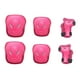 thumbnail image 4 of Almohadillas para las manos, coderas y rodilleras para ciclismo al aire libre, equipo de protección práctico. Rosa, 4 of 9