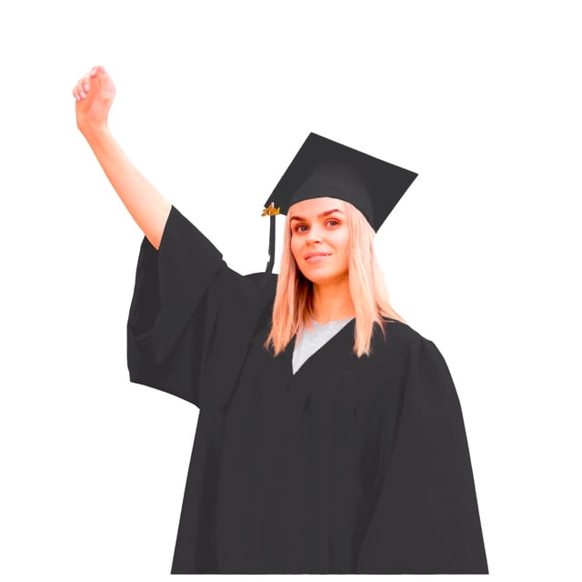 asddcavvf Jackets for Women Adult Unisex Bachelor Graduation Gown Set College & High School Robe Wit