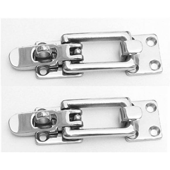 Marine Part Depot Two Stainless Steel Lockable Latches