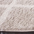 thumbnail image 3 of SAFAVIEH Tahoe Elwyn Trellis Shag Area Rug, 6'7" x 6'7" Round, Silver/White, 3 of 8