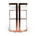 thumbnail image 6 of Butler Specialty Clarence Rose Gold & White Faux Leather Counter Stool, 6 of 7