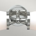 thumbnail image 3 of Lucas McKearn Eliot 2 Light Bath Light in Polished Chrome, 3 of 3