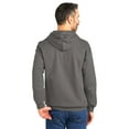 thumbnail image 3 of Gildan Softstyle Midweight Hoodie, Men's Ring-Spun Cotton Fleece Hooded Sweatshirt, Charcoal, M, 3 of 5