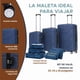 thumbnail image 2 of Set de 3 Maletas Con Organizadores Sun Coast Dubai ABS De 20", 24" y 28" Color Azul, 2 of 7