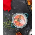 thumbnail image 3 of Kook Soup Crocks, Ceramic Bowls, 18 Oz, Set of 4 Teal, 3 of 4