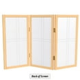 thumbnail image 2 of Red Lantern 2 ft. Short Desktop Double Cross Shoji Screen - Natural - 3 Panels, 2 of 8
