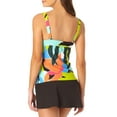 thumbnail image 2 of Anne Cole - Women Twist Front Underwire Tankini Swim Top, 2 of 2