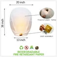 Chinese Paper Lanterns 10Pack Lanterns to Release in Heaven for