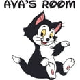 thumbnail image 1 of Wall Decal Cute Black Cat Playing Kitty Puppy Doggie Meow Purr Kitty Kitten Litter Hiss Paw Box Bark Dog Holiday Gift Decorating Ideas Sticker - Size: 50 Inches X 50 Inches, 1 of 3