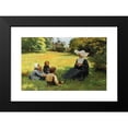 thumbnail image 2 of Louis Emile Adan 18x13 Black Modern Framed Museum Art Print Titled - The Lesson of Catechism, 2 of 5