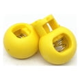 thumbnail image 2 of Naiovety 2 uds tapones de cordón interruptores de extremo de bloqueo hebillas coloridas botón de cierre Artesanía Amarillo, 2 of 6