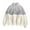 Gray, variant on Women's Teddy Pullover Color Blocking Long Sleeve Lapel Half Zip Plain Faux Fur Sweatshirt Solid Color Crop Pullover Tops Blue