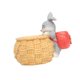 thumbnail image 1 of Cute Animal Themed Planter Pot Pen Holder con drenaje Resina Florero Decorativo Jardín Macetas para mesa Escritorio Decoración del hogar Conejo, 1 of 8