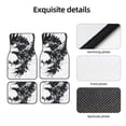 thumbnail image 4 of Naloa Abstract Eagle Ink Car Foot Mat Set of 4 Pieces - Universal Floor Liner Neoprene Full Set Floor Mats for Cars Trucks SUV, 4 of 7